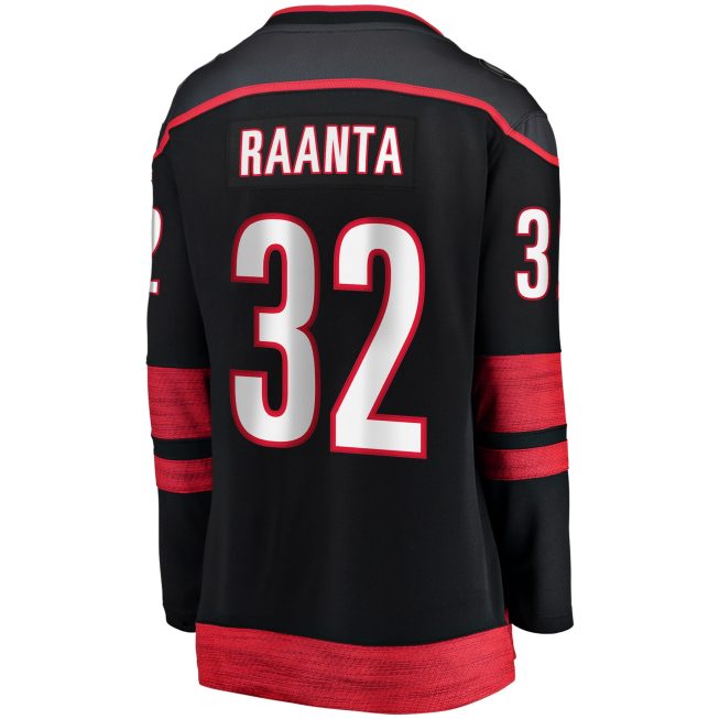 Antti Raanta Carolina Hurricanes Fanatics Women's Home Breakaway Player Jersey - Black - Image 3