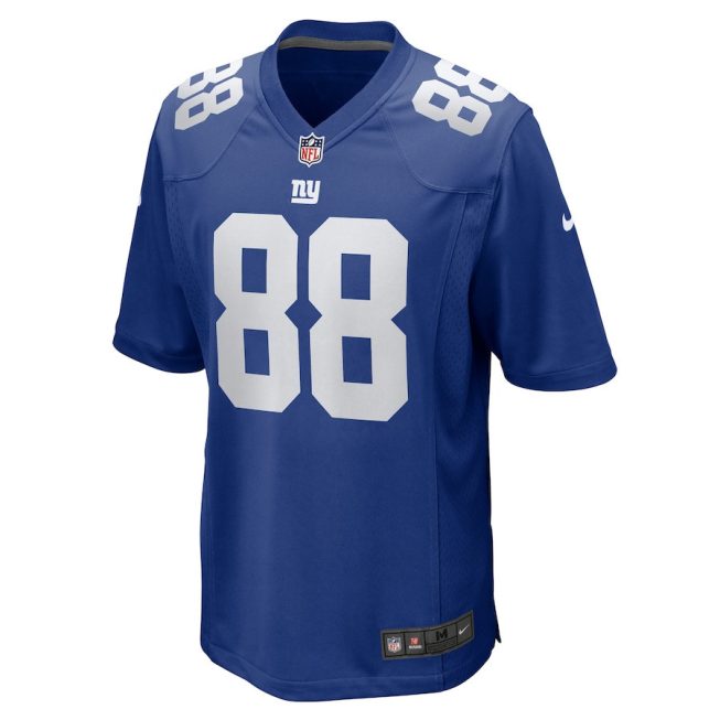 Jaydon Mickens 88 New York Giants Men Team Game Jersey - Royal - Image 2
