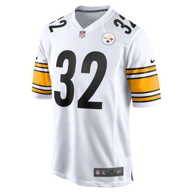 Franco Harris 32 Pittsburgh Steelers Men Retired Jersey - White - Image 2