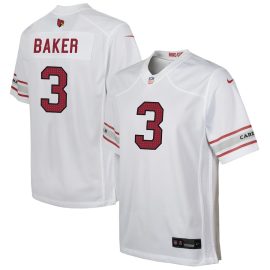 Budda Baker 3 Arizona Cardinals YOUTH GameJersey - White