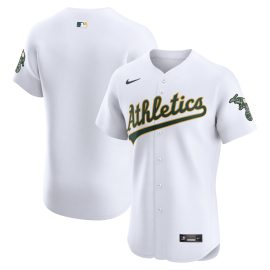 Oakland Athletics Home Elite Jersey - White
