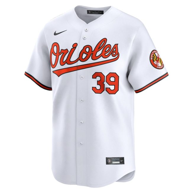 Corbin Burnes 39 Baltimore Orioles Home Limited Men Player Jersey - White - Image 2