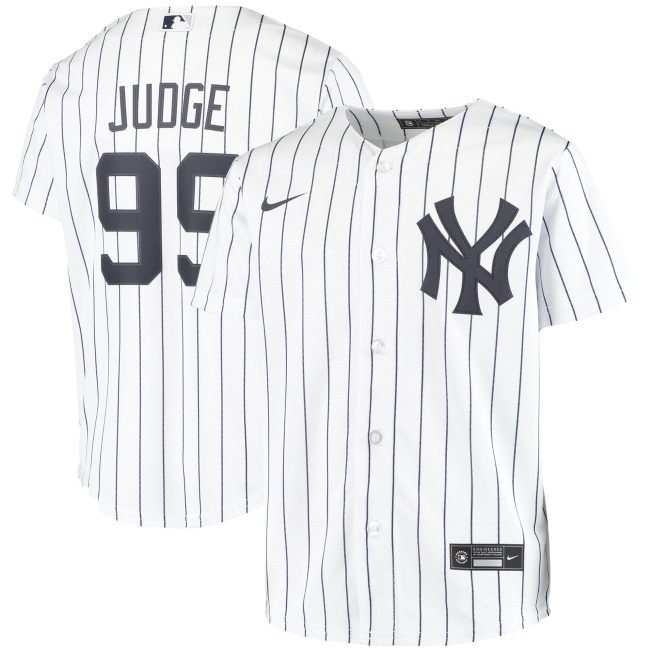 Aaron Judge New York Yankees Youth Alternate Replica Player Jersey - White