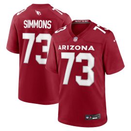 Lachavious Simmons Arizona Cardinals Team Game Jersey - Cardinal