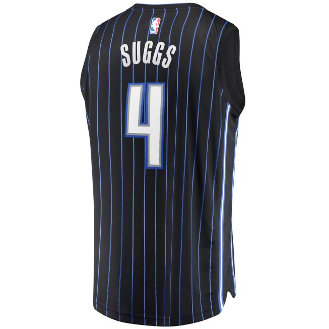 Jalen Suggs Orlando Magic Fanatics Fast Break Replica Jersey - Icon Edition - Black - Image 3