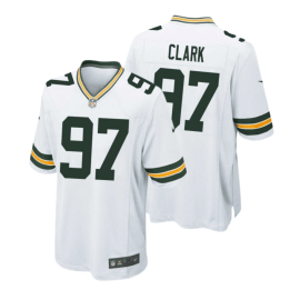 Kenny Clark 97 Green Bay Packers Men Away Game Jersey - White