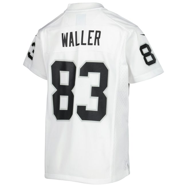 Darren Waller Las Vegas Raiders Youth Game Jersey - White - Image 3
