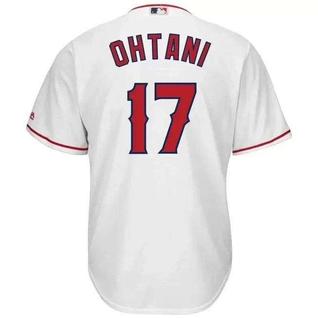 Shohei Ohtani Los Angeles Angels Big And Tall Player Jersey - White Color - Image 3