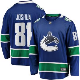 Dakota Joshua Vancouver Canucks Fanatics Home Premier Breakaway Player Jersey - Blue