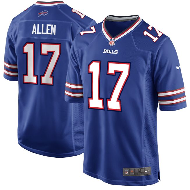 Josh Allen Buffalo Bills Youth Game Jersey - Royal