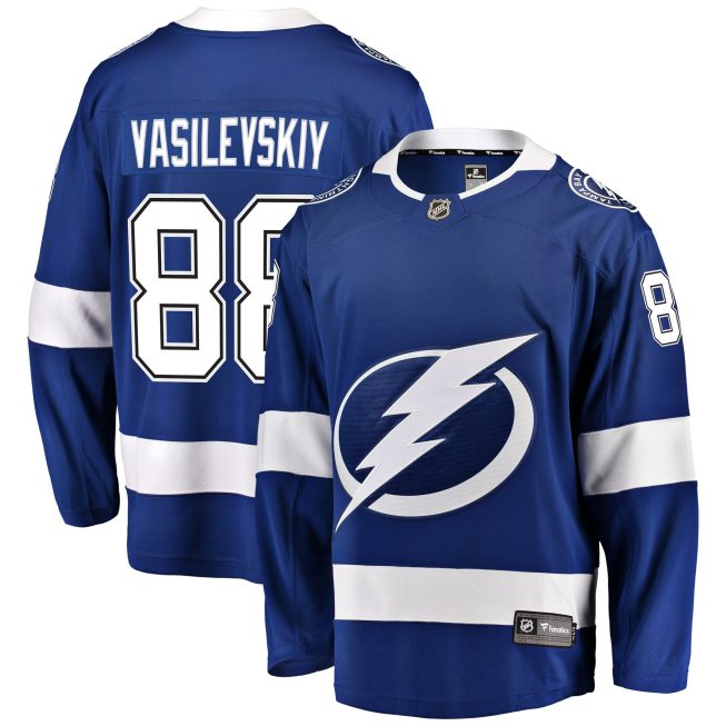 Andrei Vasilevskiy Tampa Bay Lightning Fanatics Home Breakaway Player Jersey - Blue