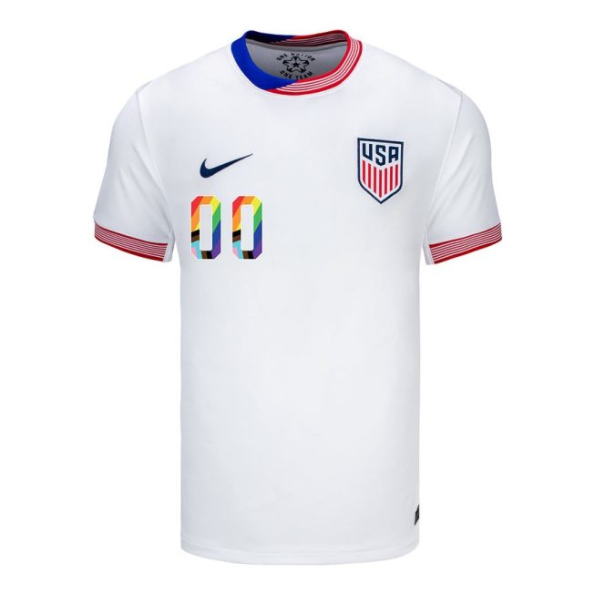 USMNT 2024 Pride-Themed Home Jersey Customized - Men - Image 3