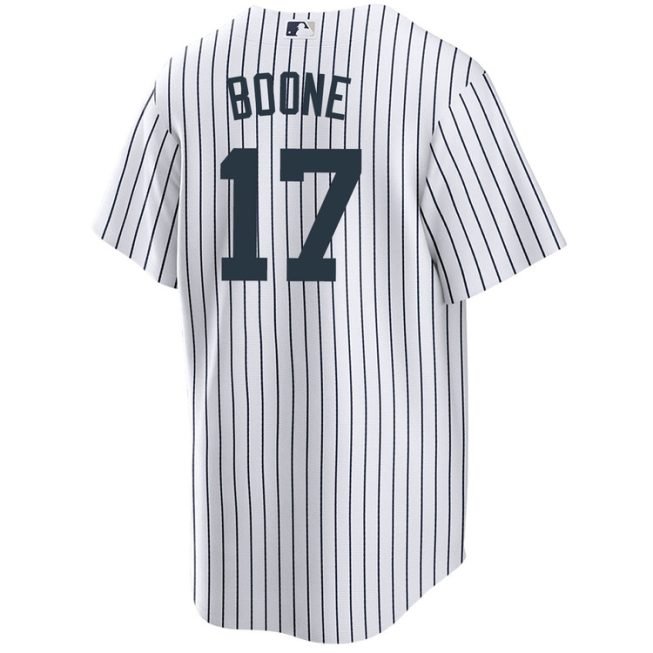 Aaron Boone New York Yankees Youth Home World Series Jersey - Image 2