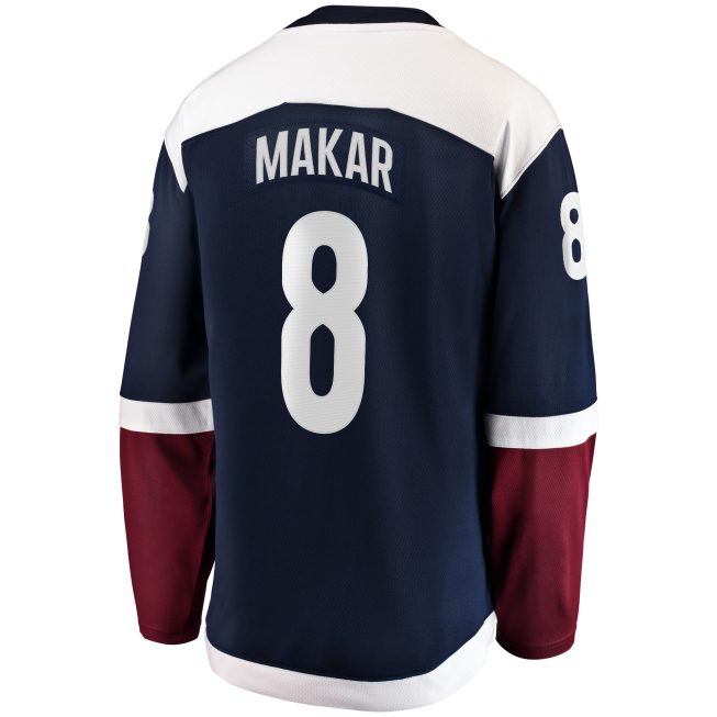 Cale Makar Colorado Avalanche Fanatics Alternate Premier Breakaway Player Jersey - Navy - Image 3