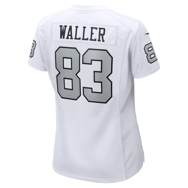 Darren Waller 83 Las Vegas Raiders Women Jersey - White - Image 3