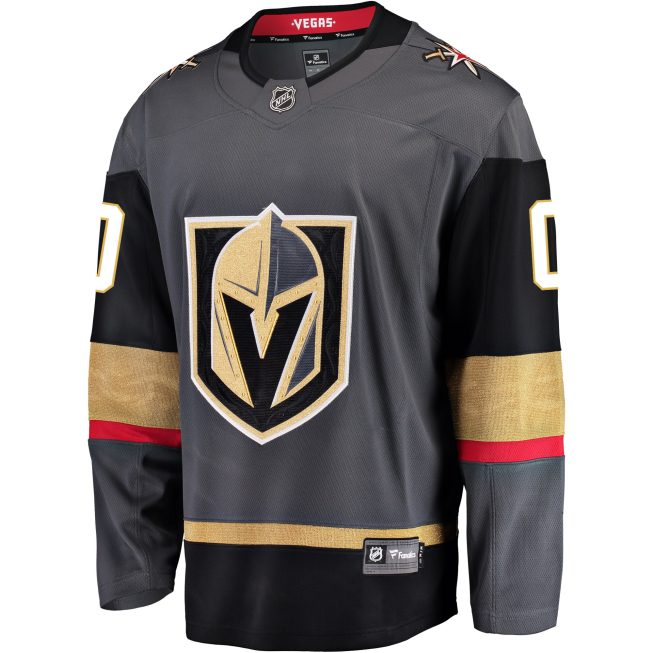 Vegas Golden Knights Fanatics Alternate Breakaway Custom Jersey - Gray - Image 2