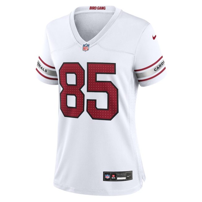 Trey McBride 85 Arizona Cardinals Women Game Jersey - White - Image 2