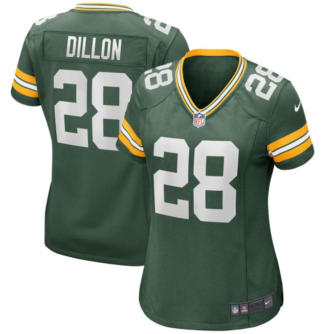 AJ Dillon Green Bay Packers Women's Player Game Jersey - Green