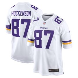 T.J. Hockenson 87 Minnesota Vikings Men Game Jersey - White