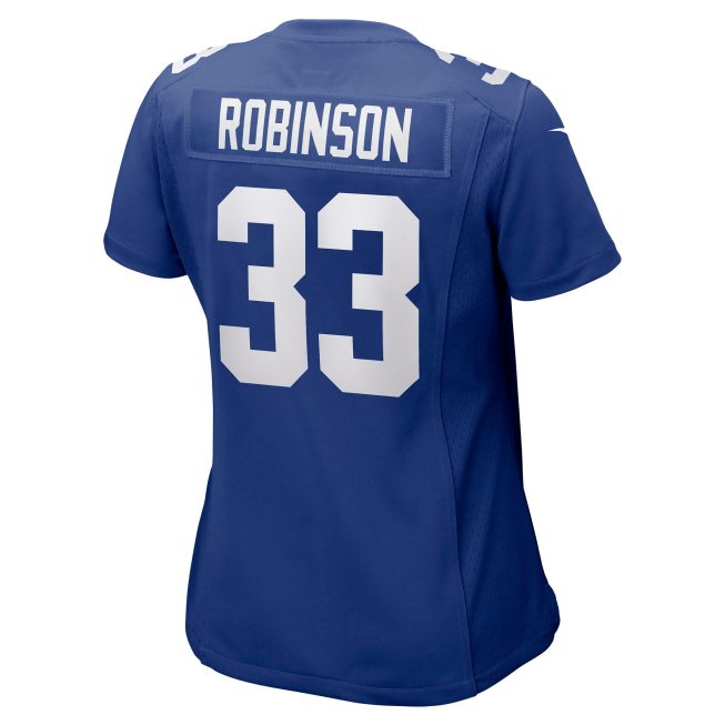 Aaron Robinson New York Giants Women's Game Player Jersey - Royal - Image 3
