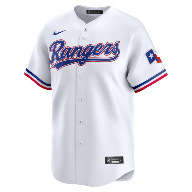 Texas Rangers Youth Home Limited Jersey - White - Image 2