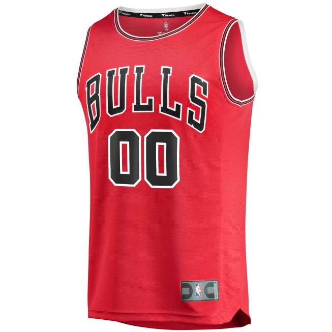 Chicago Bulls Fanatics Fast Break Custom Replica Jersey Red - Icon Edition - Image 2
