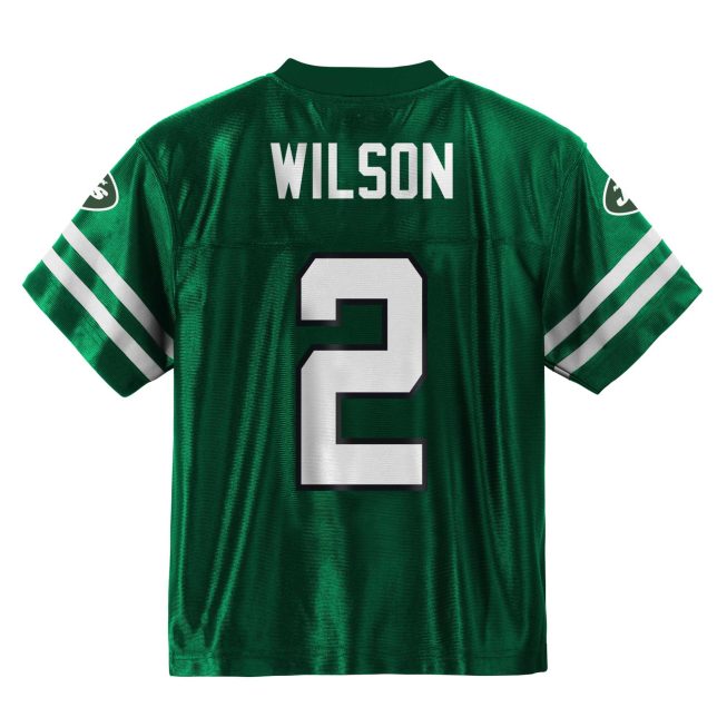 Toddler Zach Wilson Green New York Jets Team Player Jersey - Image 3