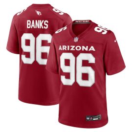 Eric Banks 96 Arizona Cardinals Men GameJersey - Cardinal
