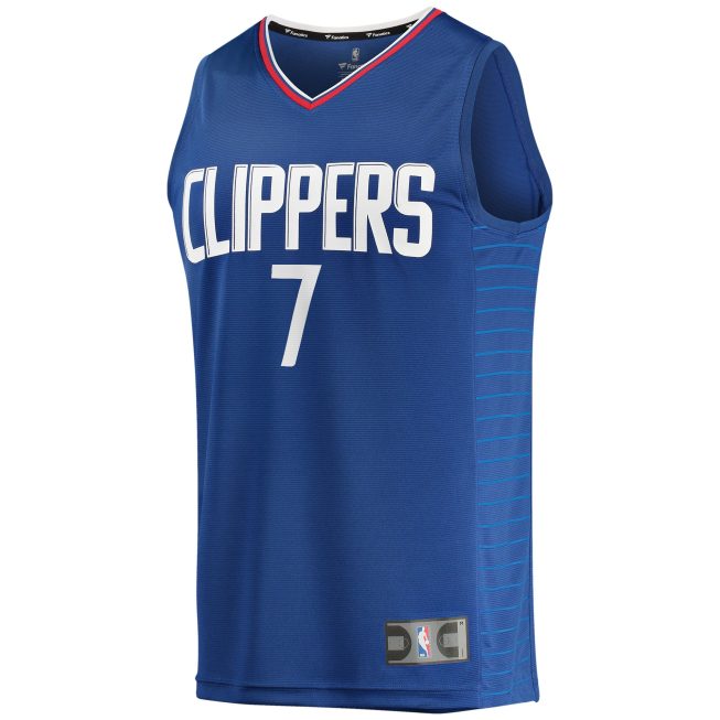 Amir Coffey LA Clippers Fanatics Youth Fast Break Player Jersey - Icon Edition - Royal - Image 2