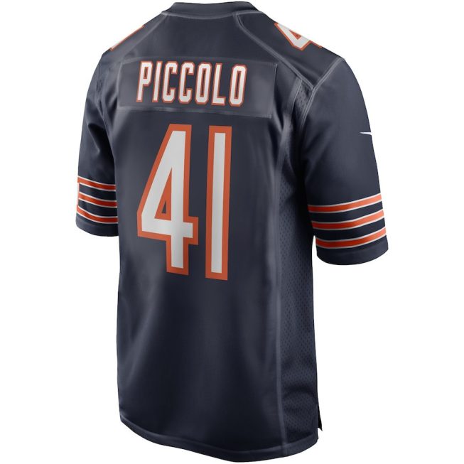 Brian Piccolo 41 Chicago Bears Men Game Retired Jersey - Navy - Image 3