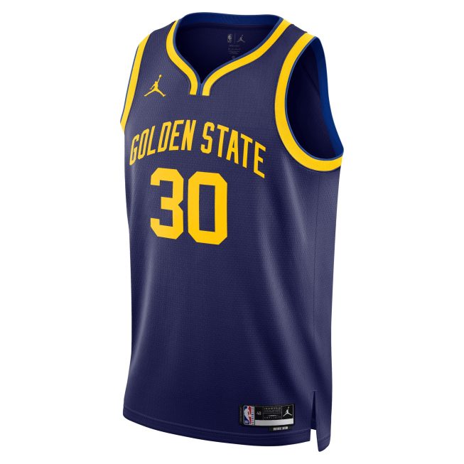 Stephen Curry Golden State Warriors Jordan Brand Unisex Swingman Jersey - Statement Edition - Navy - Image 2