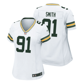Preston Smith 91 Green Bay Packers Women Away Game Jersey - White