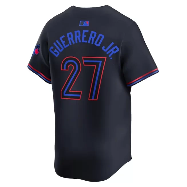 Vladimir Guerrero Jr. 27 Toronto Blue Jays 2024 City Connect Limited Player Men Jersey - Black - Image 3