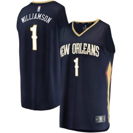 Zion Williamson New Orleans Pelicans Fanatics Youth Fast Break Replica Player Jersey - Icon Edition - Navy