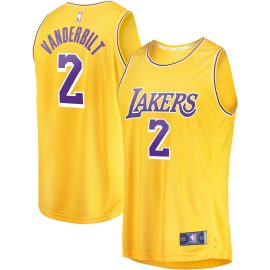 Jarred Vanderbilt Los Angeles Lakers Fanatics Youth Fast Break Player Jersey - Icon Edition - Gold