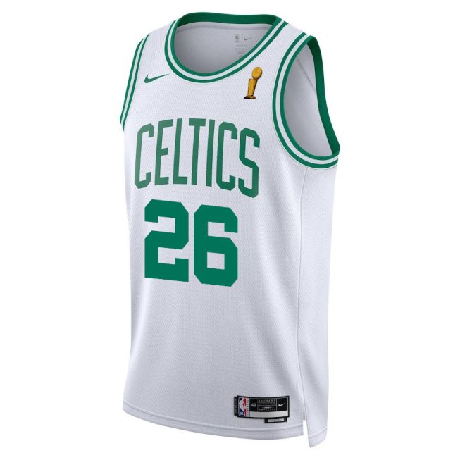 Xavier Tillman 26 Boston Celtics 2024 FINALS CHAMPIONS Swingman Jersey - Association Edition - White - Image 2