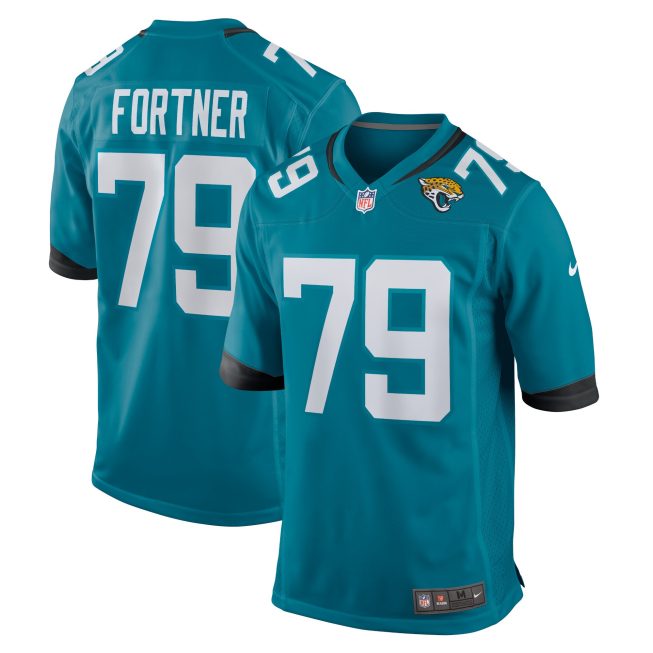 Luke Fortner Jacksonville Jaguars Game Jersey - Teal