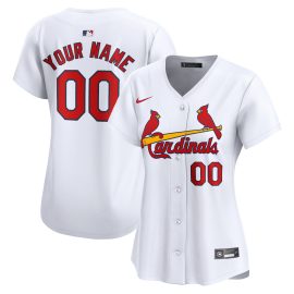 St. Louis Cardinals Women's Home Limited Custom Jersey - White
