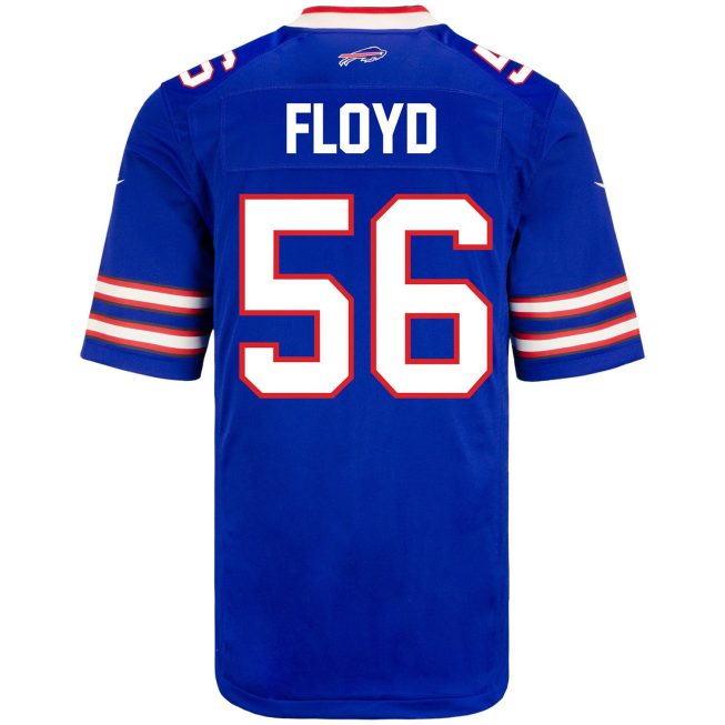 Leonard Floyd 56 Buffalo Bills Men Home Game Jersey - Royal - Image 3