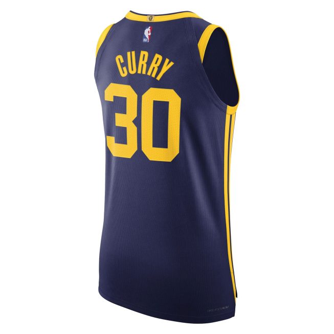 Stephen Curry Golden State Warriors Jordan Brand Authentic Player Jersey - Statement Edition - Royal - Image 3