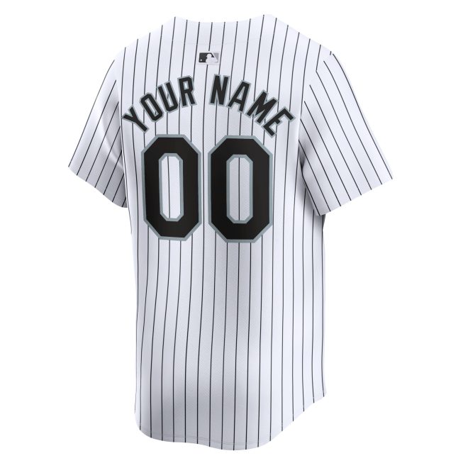 Chicago White Sox Home Limited Custom Jersey - White - Image 3