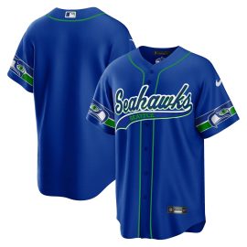 Seattle Seahawks Throwback Men Jersey - Royal