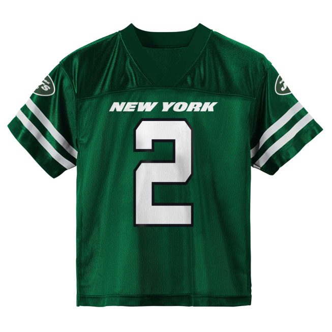 Toddler Zach Wilson Green New York Jets Team Player Jersey - Image 2