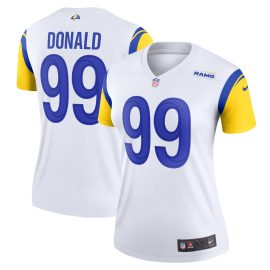 Aaron Donald Los Angeles Rams Women's Legend Jersey - White