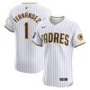 Tony Fernández 1 San Diego Padres Home Elite Men Jersey - White