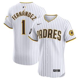 Tony Fernández 1 San Diego Padres Home Elite Men Jersey - White