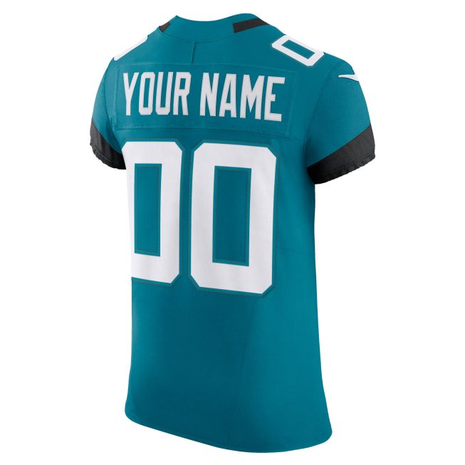 Jacksonville Jaguars Vapor F.U.S.E. Elite Custom Jersey - Teal - Image 3