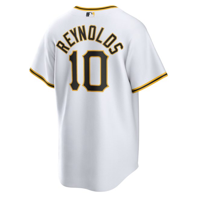 Bryan Reynolds Pittsburgh Pirates Replica Player Jersey - White - Image 3