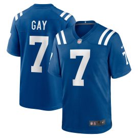 Matt Gay Indianapolis Colts Team Game Jersey - Royal