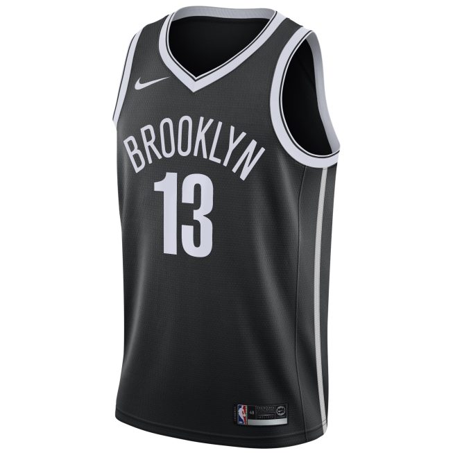 James Harden Brooklyn Nets 2020/21 Swingman Jersey Black - Icon Edition - Image 2